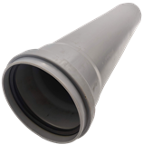 Труба канализационная раструбная 110 мм / 0,5 м